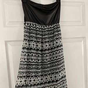 Strapless low high Dress